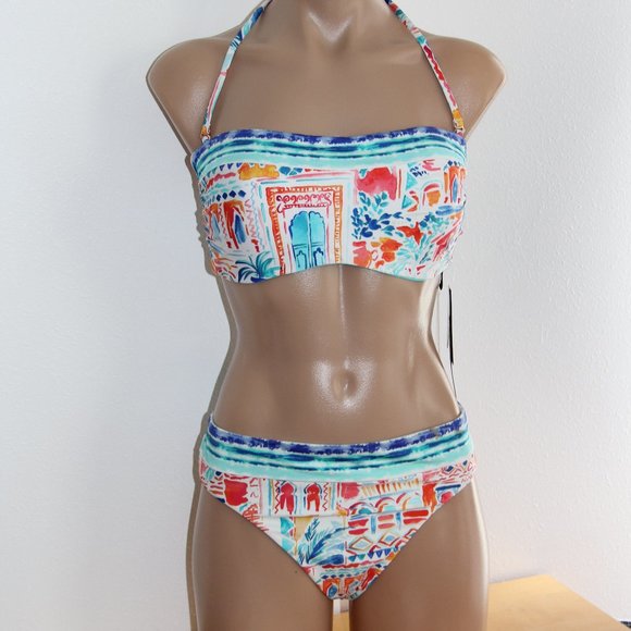 La Blanca Other - NWT La Blanca Reversible Bikini Set Bandeau Bra